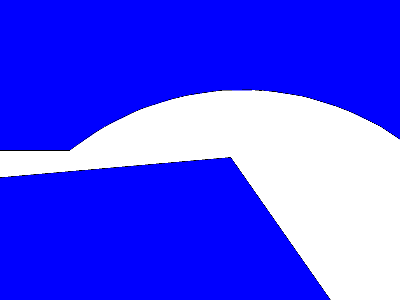 Simulation of hey key driving a socket, with an undercut